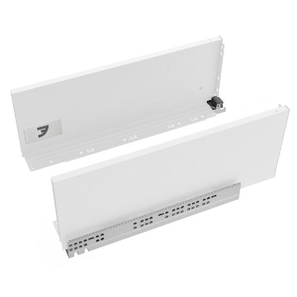 Slim T-box 4D комплект ящика 550мм, белый, боковины h180мм, направляющие плавного закрывания, для ДСП 16мм
